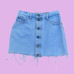 VINTAGE‎ INDIE DENIM MINI SKIRT